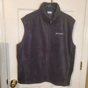 Columbia Men's XL Fleece Gun Metal Outdoor Vest